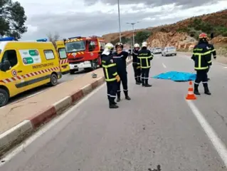 وفاة شخص جراء إنحراف دراجة نارية بسعيدة