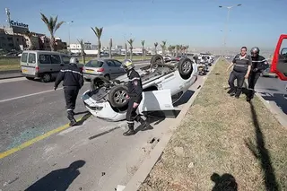 حوادث المرور : وفاة 38 شخصا وإصابة 1890 آخرين خلال أسبوع