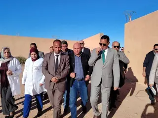 في خرجة ميدانية لمتابعة جاهزية نقاط بيع الأضاحي  : والي الأغواط  محمد عبد المالك يشدّد على تنظيم عملية التسويق