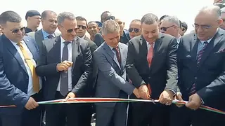 بإشراف  وزيري النقل والاشغال العمومية ...  تدشين الطريق  المنفذ للطريق السيار شرق غرب بين سيڨ  وحسين