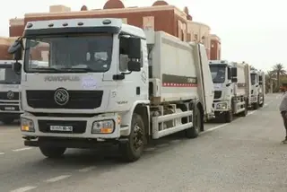 ادرار... توزيع شاحنات نظافة على البلديات