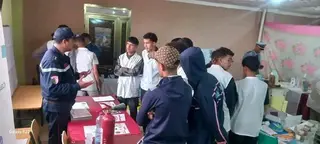 ثانوية "قنيبر محمد " بالبيض  :إقبال على الأيام المفتوحة حول التوجيه المدرسي والمهني