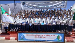 سيدي بلعباس:   تخرج موحد لثلاث دفعات ب 1734 عون شرطة تحت إشراف مدير التكوين بالمديرية العامة للأمن الوطني