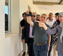 في معاينة والي مستغانم "أحمد بودوح" للورشات  ..   تقدم مشاريع الهياكل التربوية بـ 70 %