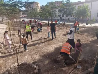 مديرية البيئة بسيدي بلعباس .. تحويل نقطة سوداء بحي ديار الهناء إلى مساحة خضراء