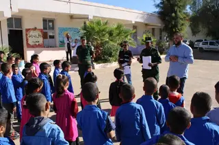 الدرك ينظم حملة لتحسيس أطفال المدارس باحترام إشارات المرور بسعيدة