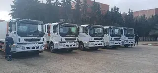 مؤسسة تيارت نظافة...  استلام 5 شاحنات ضاغطة بحجم 12 م3