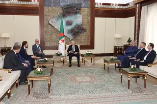 رئيس الجمهورية يستقبل رئيس منظمة أرباب الأعمال الروسية