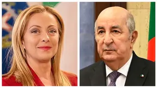 رئيس الجمهورية يتلقى مكالمة هاتفية من رئيسة مجلس الوزراء الإيطالي