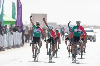 الفريق الوطني للدراجات يرتقي الي الصف الثاني  قاريا
