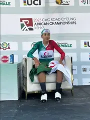 بطولة إفريقيا للدراجات بكينيا ...نسرين حويلي تحقق الميدالية الذهبية في سباق ضد الساعة لفئة أقل من 23 سنة